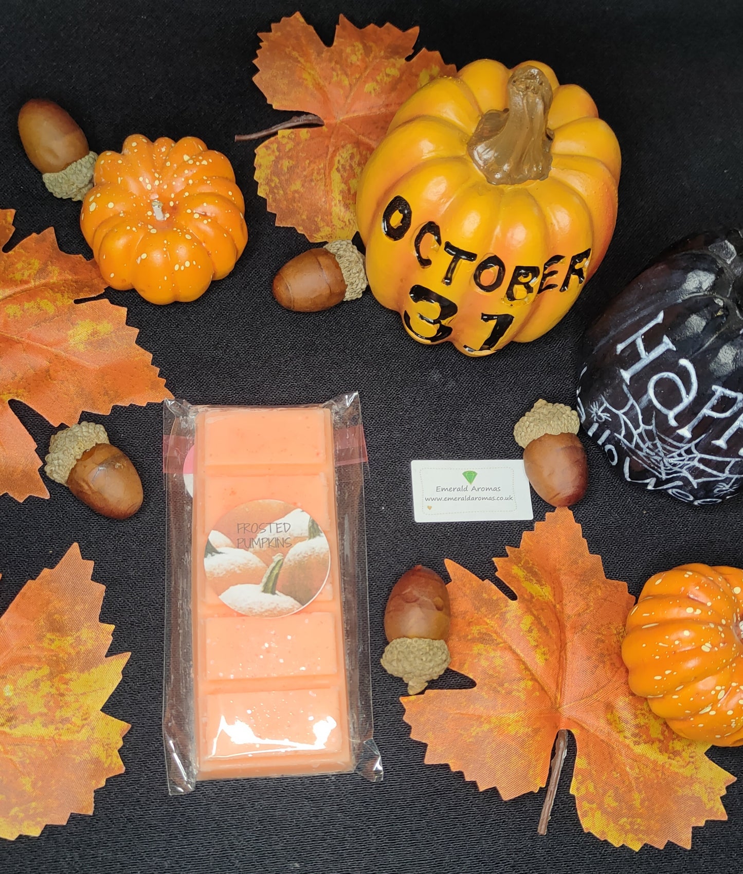 Halloween Frosted Pumpkins Large Wax Melt 50g