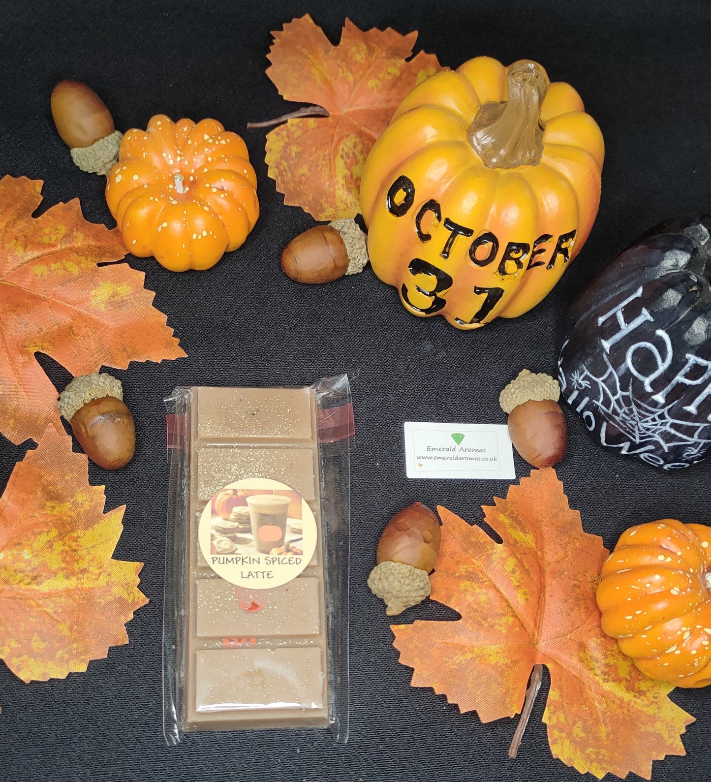 Halloween Pumpkin Spiced Latte Large Wax Melt 50g