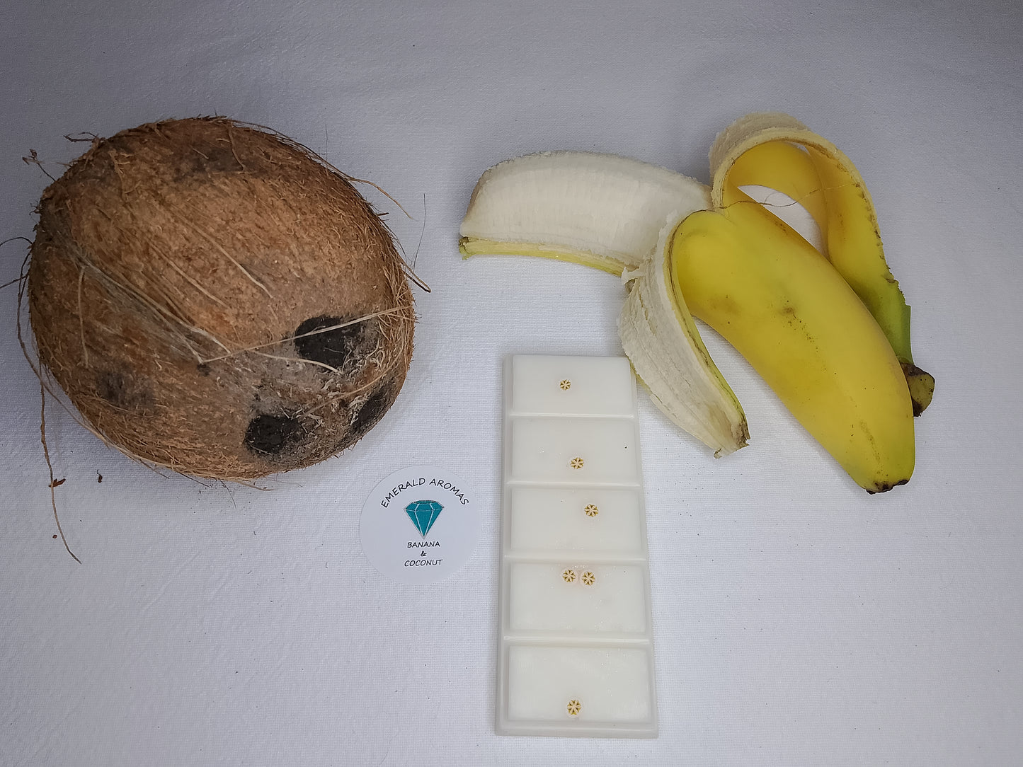 Banana & Coconut Large Wax Melt 50g