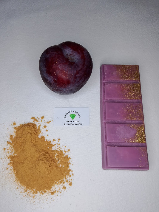 Dark Plum & Sandalwood Large Wax Melt 50g