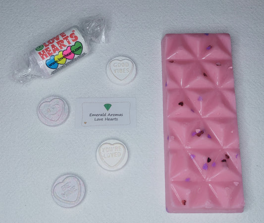 Love Hearts Large Wax Melt 50g