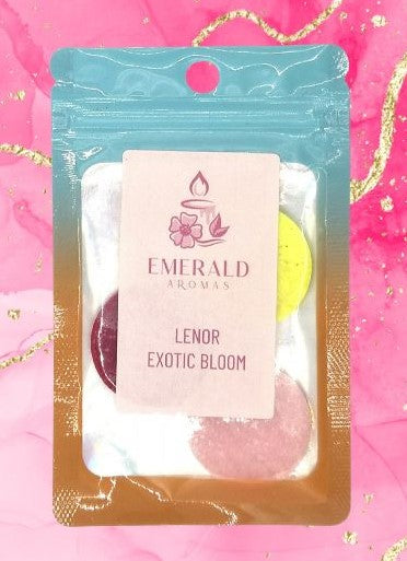 Lenor Exotic Bloom Inspired Hoover / Vacuum Discs 3 Pack
