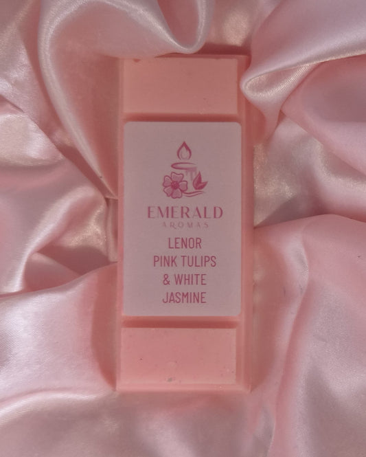 Lenor Pink Tulips & White Jasmine Inspired Large Wax Melt 50g