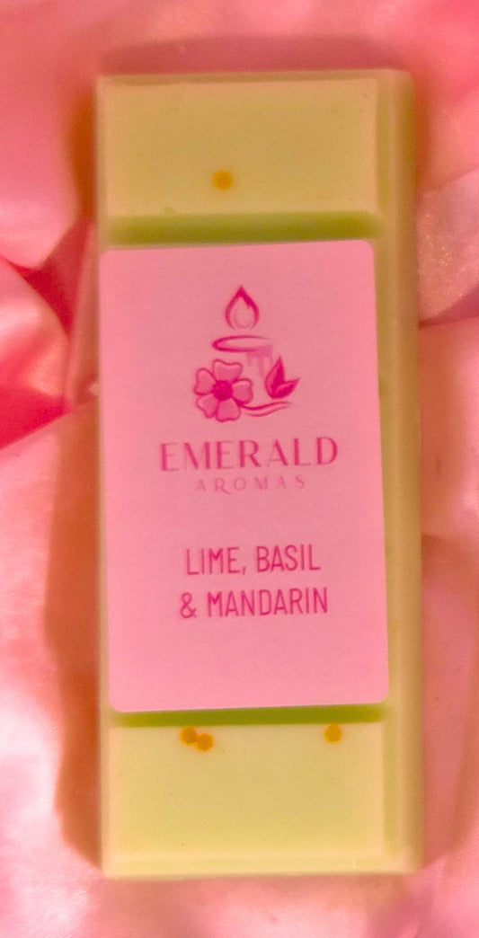 Lime Basil & Mandarin Malone Inspired Large Wax Melt 50g