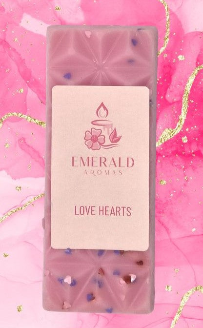 Love Hearts Valentine Large Wax Melt 50g