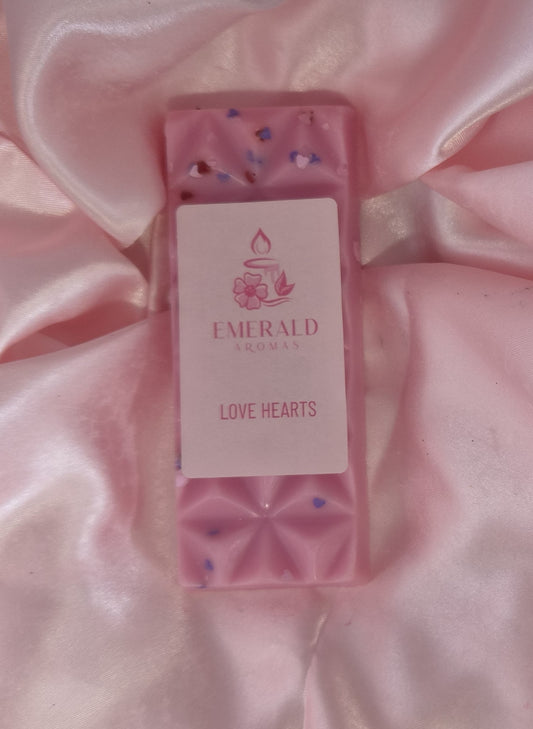 Love Hearts Valentine Large Wax Melt 50g