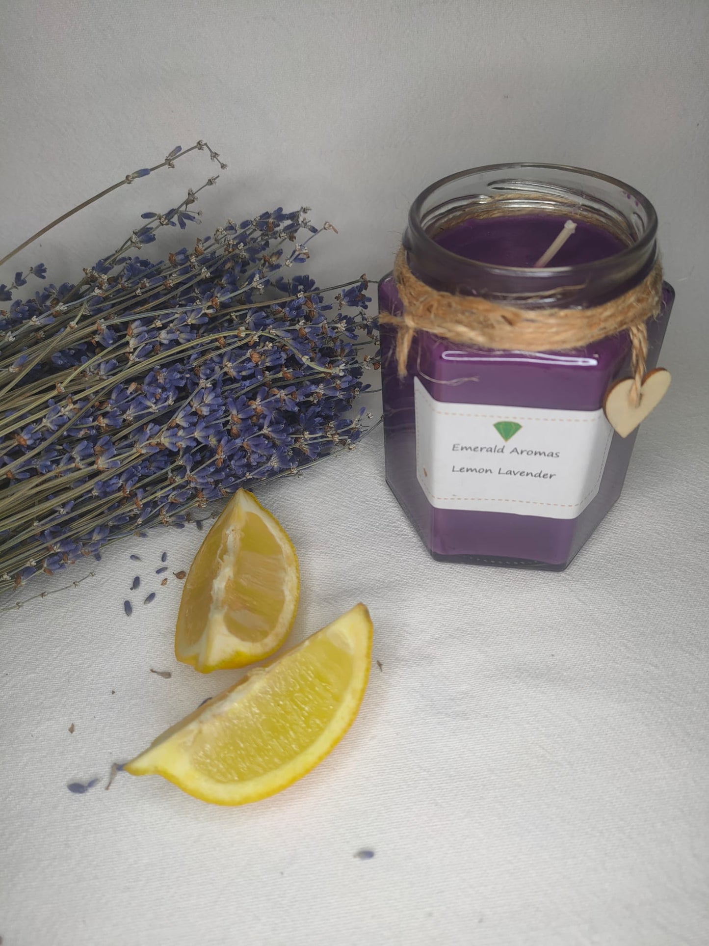 Lemon & Lavender Yankee Inspired Large Jar Candle 250g