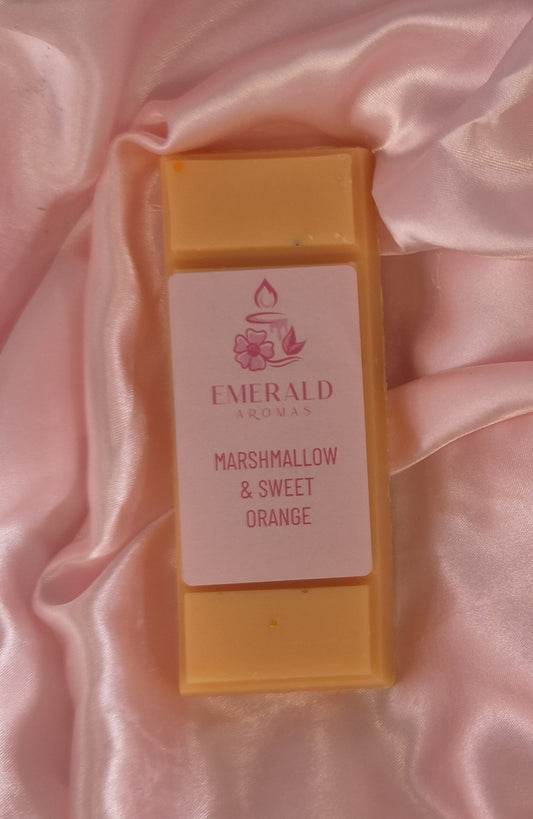 Marshmallow & Sweet Orange Large Wax Melt 50g