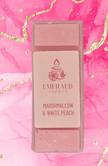 Marshmallow & White Peach Large Wax Melt 50g