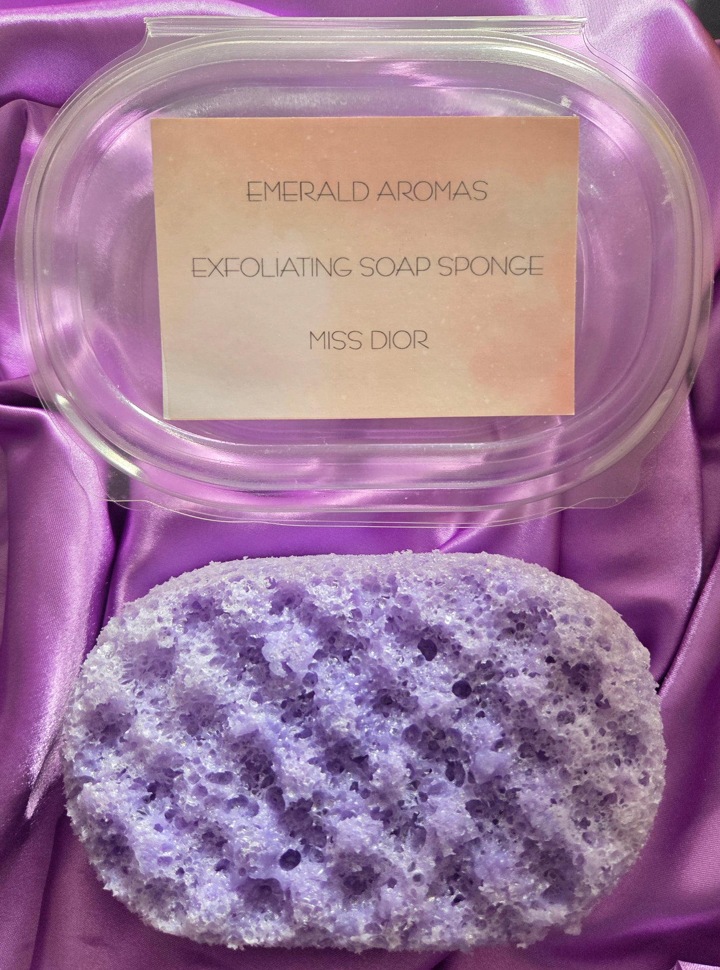 Miss Dior Inspired Exfoliating Soap Sponge Large 150g