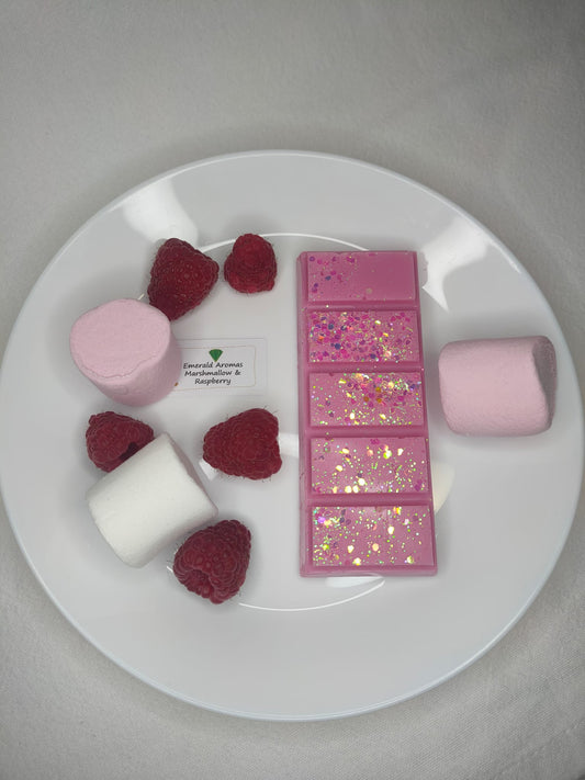 Marshmallow & Raspberry Large Wax Melt 50g