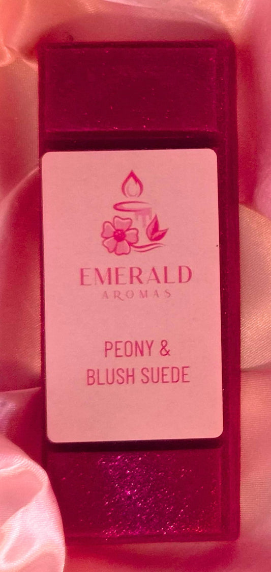 Peony Blush Suede Malone Inspired Large Wax Melt 50g