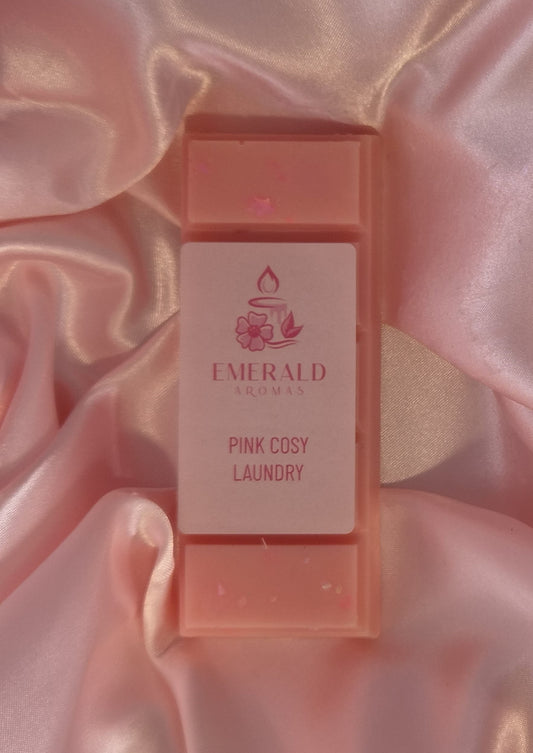 Pink Cosy Laundry Large Wax Melt 50g