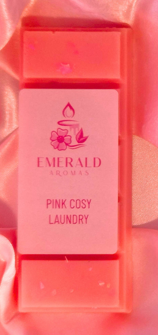 Pink Cosy Laundry Large Wax Melt 50g