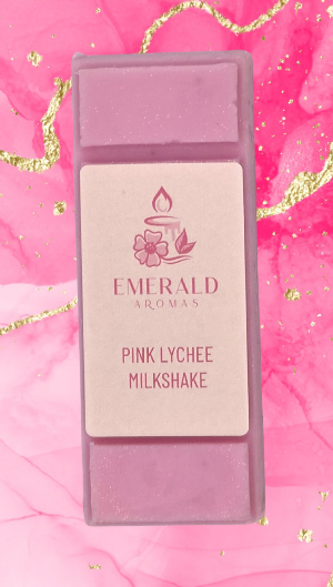 Pink Lychee Milkshake Large Wax Melt 50g