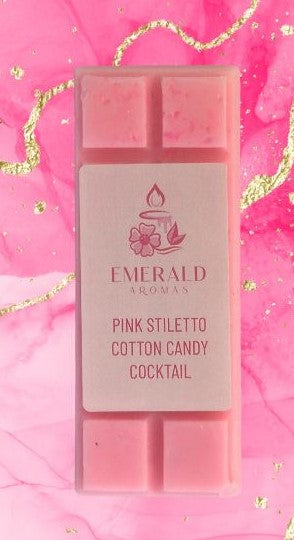 Pink Stiletto Cotton Candy Cocktail Large Wax Melt 50g
