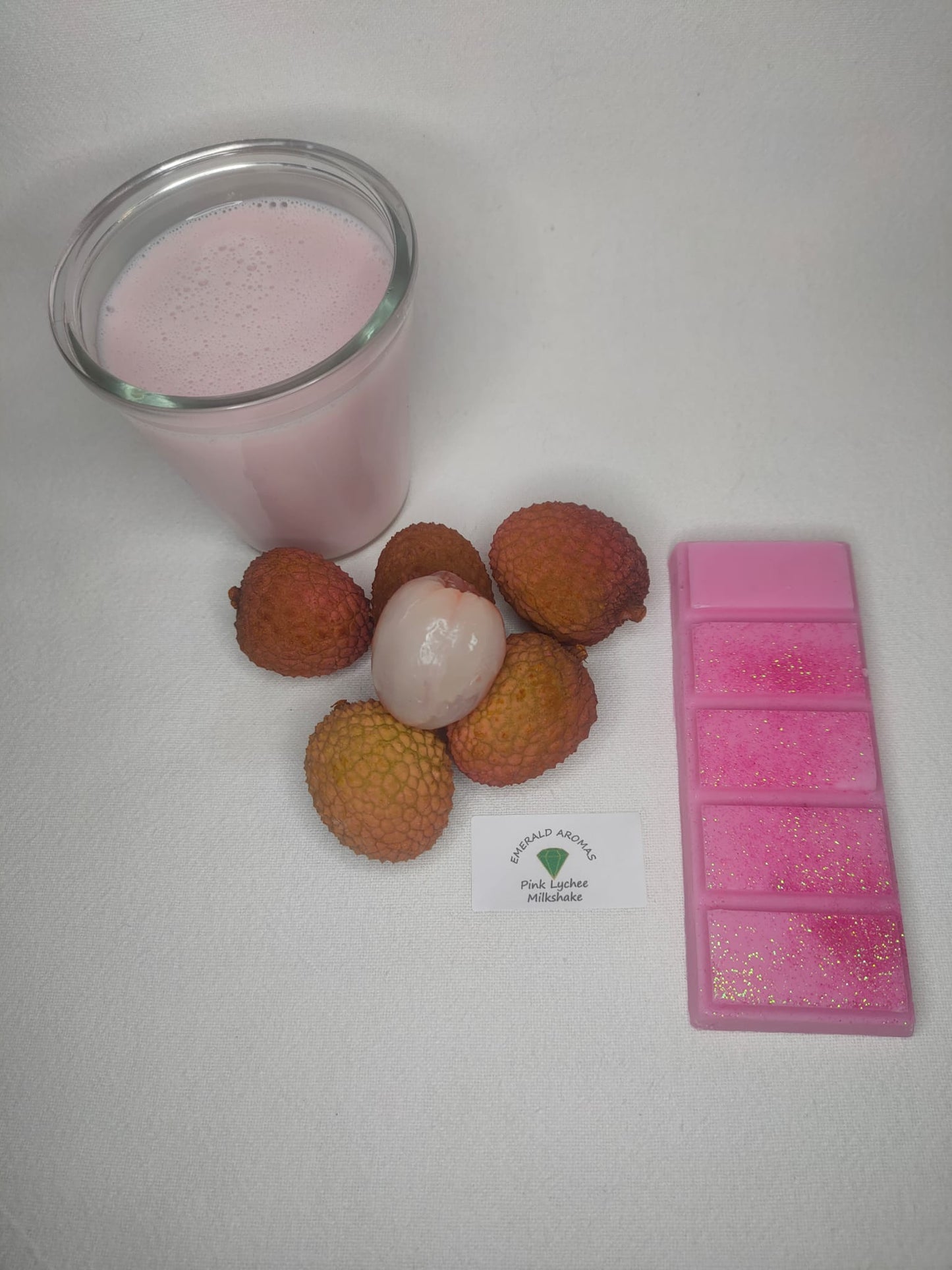 Pink Lychee Milkshake Large Wax Melt 50g