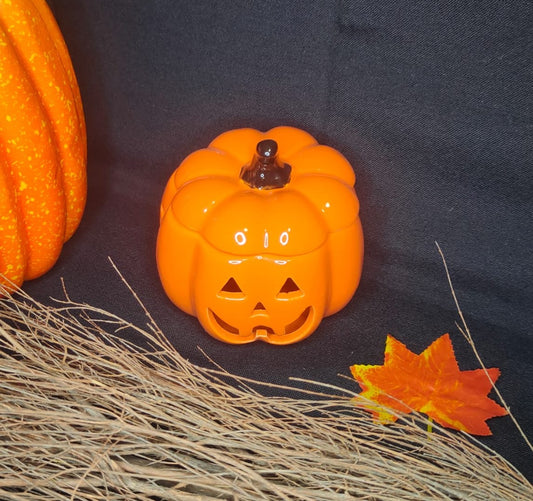 Jack O Lantern Pumpkin Wax Melt Burner