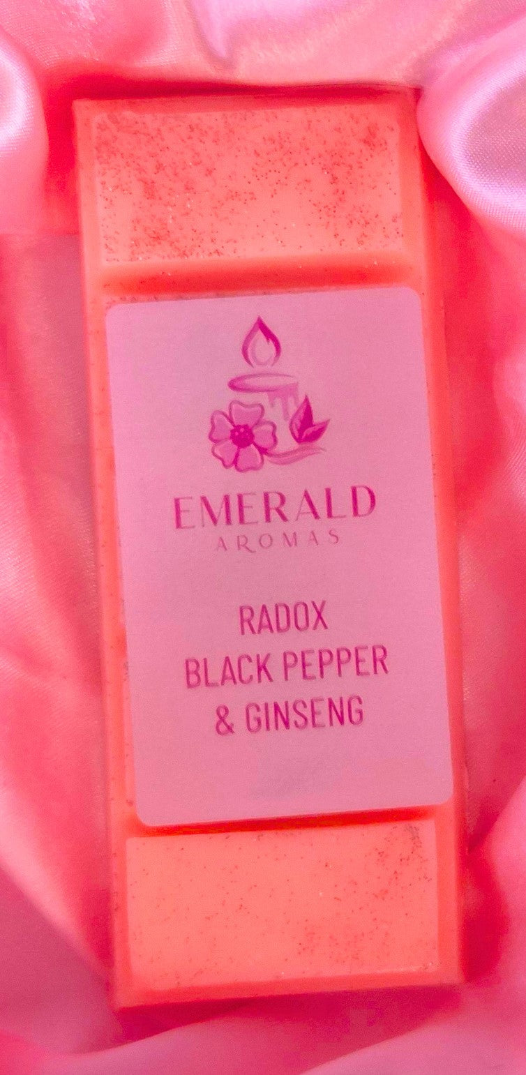 Radox Black Pepper & Ginseng Inspired Large Wax Melt 50g