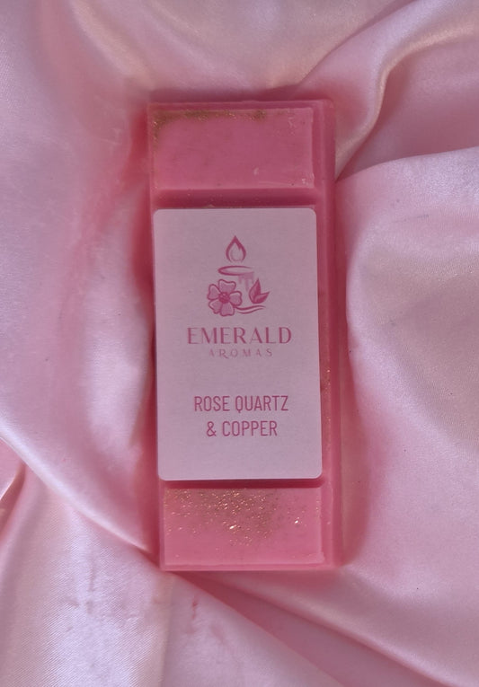 Rose Quartz & Copper Large Wax Melt 50g