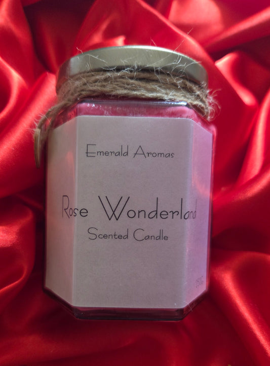 Rose Wonderland Laundry Inspired Large Jar Candle 250g