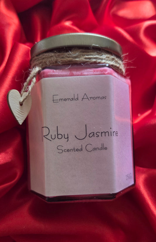 Ruby Jasmine Laundry Inspired Large Jar Candle 250g