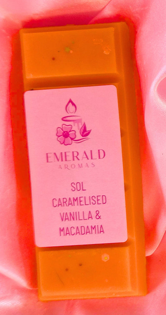 SOL Caramelised Vanilla & Macadamia 71 Inspired Large Wax Melt 50g