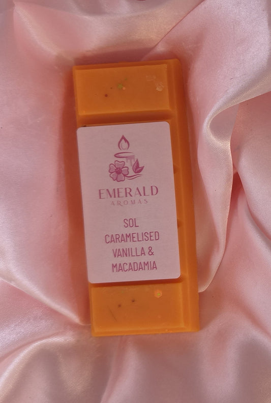 SOL Caramelised Vanilla & Macadamia 71 Inspired Large Wax Melt 50g