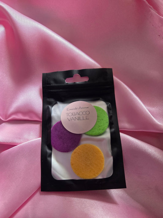 Tobacco Vanille Inspired Hoover / Vacuum Discs 3 Pack