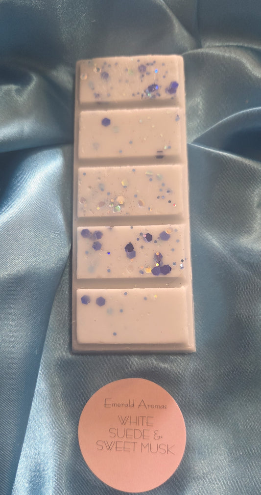 White Suede & Sweet Musk Ford Perfume Inspired Large Wax Melt 50g