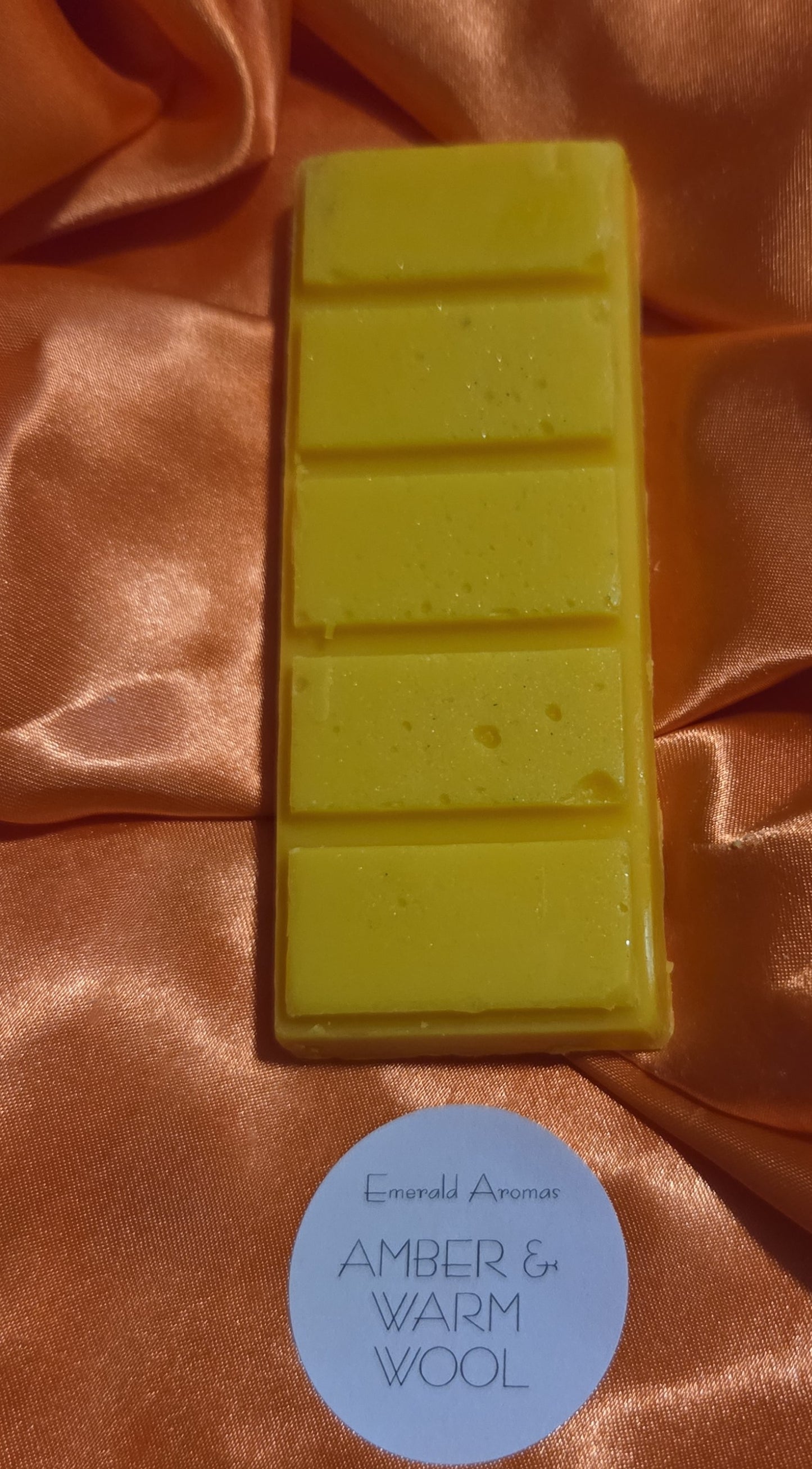 Amber & Warm Wool Large Wax Melt 50g
