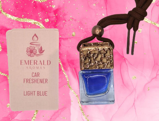 Light Blue Perfume Inspired Car Freshener