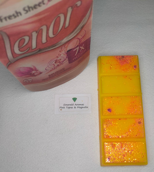 Pink Topaz & Magnolia Lenor Inspired Large Wax Melt 50g